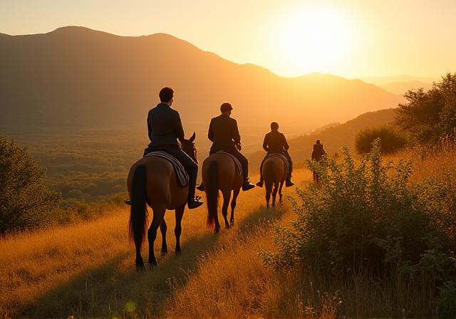 Paseos a caballo en reservas privadas de España